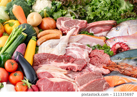 肉類、蔬菜、魚類收集 111335697