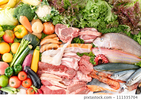 肉類、蔬菜、魚類收集 111335704