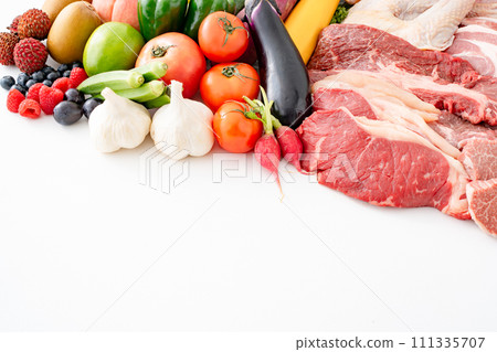 蔬菜肉品集合 111335707