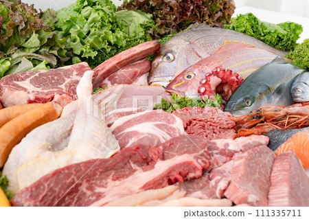 Meat, fish, gathering 111335711