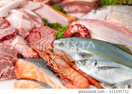 Meat, fish, gathering 111335712