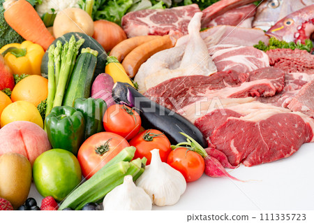 Vegetable meat collection Vegetable meat collection 111335723