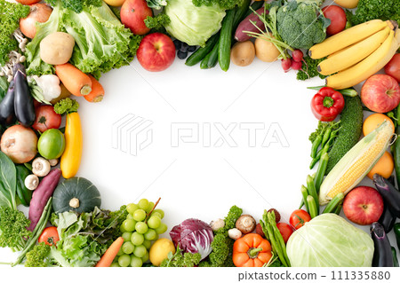 Vegetable fruit set 111335880