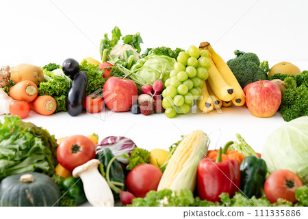 Vegetable fruit set 111335886