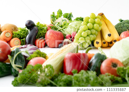 Vegetable fruit set 111335887