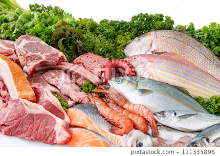 肉，魚，聚會 111335898