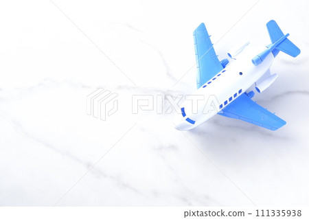 Image of travel with a toy airplane Image of travel with a toy airplane 111335938