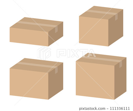 Cardboard vector illustration 111336111