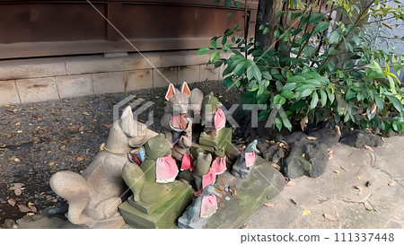 Teppozu Inari Shrine Approach Shrine Inari Shrine Fox Fox 111337448