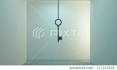 [AI生成圖像/AI插圖] 鑰匙在房間裡被撈出來 111337839