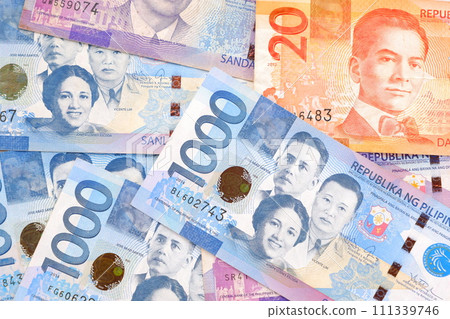 菲律賓比索 (PHP) 紙幣，菲律賓的貨幣 111339746