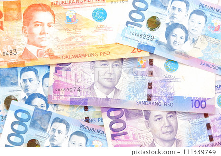 菲律賓比索 (PHP) 紙幣，菲律賓的貨幣 111339749