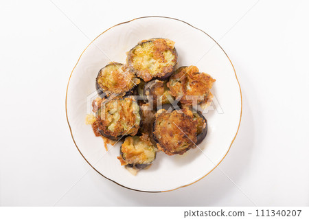 Grilled eggplant with cheese Grilled eggplant with cheese 111340207