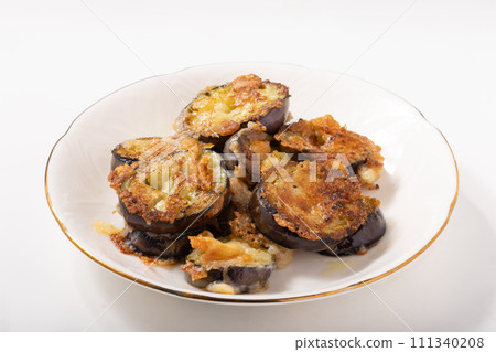 Grilled eggplant with cheese Grilled eggplant with cheese 111340208