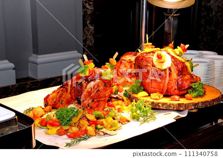 Grilled pork 111340758