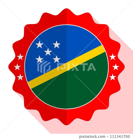 Solomon Islands quality emblem, label, sign, button. Vector illustration. 111341700