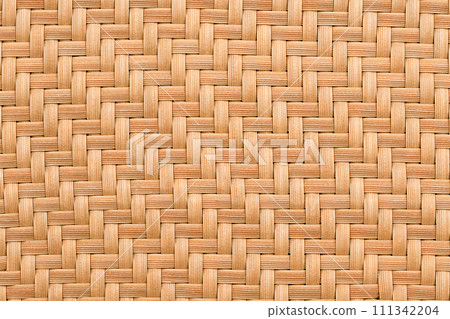 Man-made material. Brown woven pattern backdrop, outdoor furniture product manufacturing and interior design decoration. Man-made material. Brown woven pattern backdrop, outdoor furniture product manufacturing and interior design decoration. 111342204