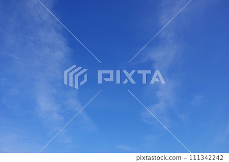 天空，藍天，薄雲 111342242