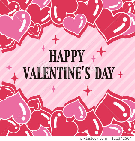 Valentine's day announcement image SNS image Valentine's day announcement image SNS image 111342504