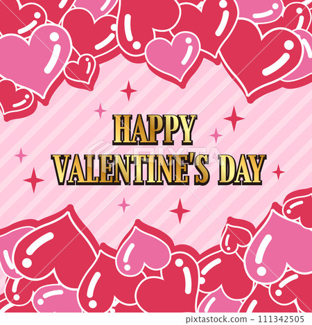Valentine's day announcement image SNS image Valentine's day announcement image SNS image 111342505