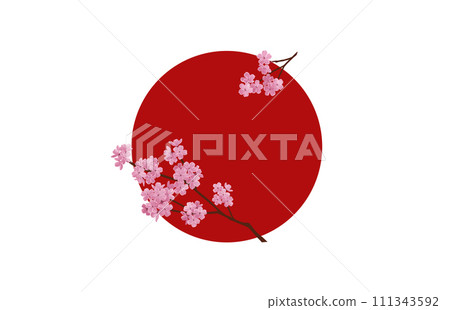 Cherry blossoms in the red circle_3 111343592