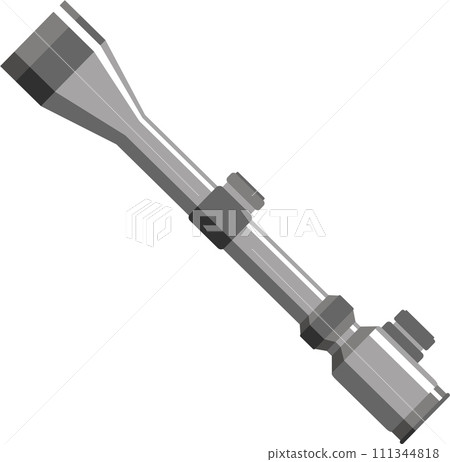 Optical Sight Isolated Icon in Flat Style. Vector Illustration Optical Sight Isolated Icon in Flat Style. Vector Illustration 111344818