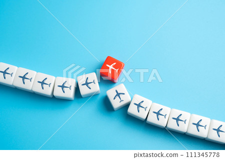Flight cancellation. Violation of flight schedule. Technical issues, or unforeseen operational challenges and expectations of a seamless travel experience. Domino effect Flight cancellation. Violation of flight schedule. Technical issues, or unforeseen operational challenges and expectations of a seamless travel experience. Domino effect 111345778