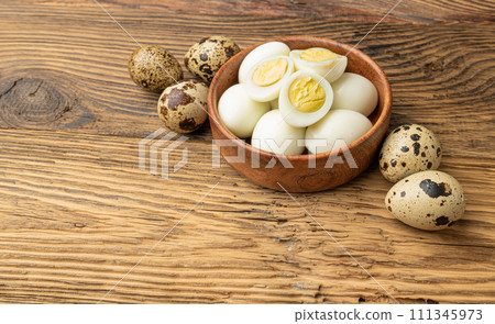 Quail Eggs, Diet Egg, Healthy Breakfast, Natural Organic Nutrition, Salad Ingredient Spotted Quail Egg Quail Eggs, Diet Egg, Healthy Breakfast, Natural Organic Nutrition, Salad Ingredient Spotted Quail Egg 111345973