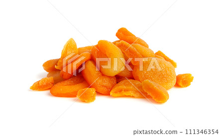 Dry Apricot, Dried Apricots, Healthy Orange Fruits Group, Sweet Organic Dessert Snack, Healthy Diet Food 111346354