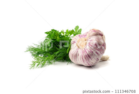 Garlic Cloves, Garlic Clove Group, Seasoning Bulb, Natural Spices Food Ingredient 111346708