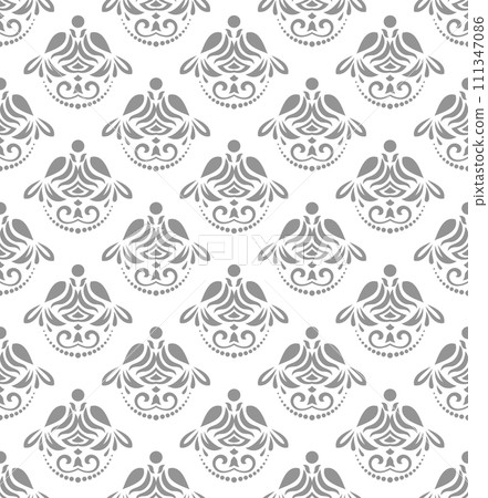 Classic Seamless Fine Pattern With Arabesques 111347086