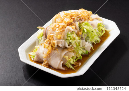 微波爐蒸肉包高麗菜(蔥醬) 微波爐蒸肉包高麗菜(蔥醬) 111348524