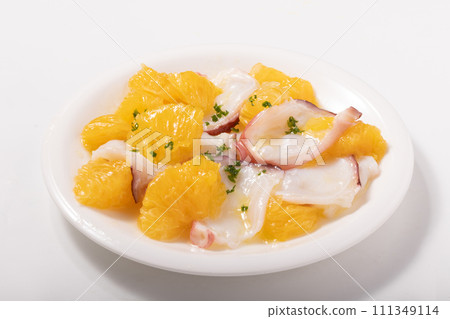 Iyokan and Hokkaido water octopus carpaccio 111349114