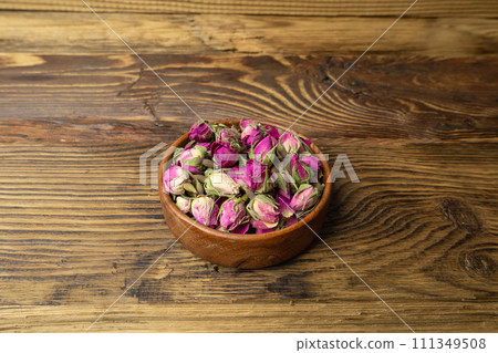 Dry Rose Buds, Roses Petals for Pink Flower Tea, Dried Persian Rosebuds, Rose Buds Textured Flowers 111349508