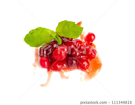 Cranberry Jam Smear, Red Marmalade Splash, Cranberries Jelly, Fruity Confiture Smudge Cranberry Jam Smear, Red Marmalade Splash, Cranberries Jelly, Fruity Confiture Smudge 111349818