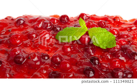 Cranberry Jam Smear, Red Marmalade Splash, Cranberries Jelly, Fruity Confiture Smudge Cranberry Jam Smear, Red Marmalade Splash, Cranberries Jelly, Fruity Confiture Smudge 111349821