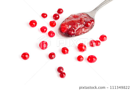 Cranberry Jam Smear, Red Marmalade Splash, Cranberries Jelly, Fruity Confiture Smudge Cranberry Jam Smear, Red Marmalade Splash, Cranberries Jelly, Fruity Confiture Smudge 111349822