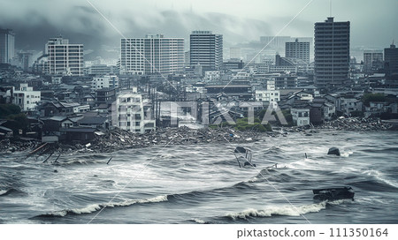 Cities affected by tsunami 111350164