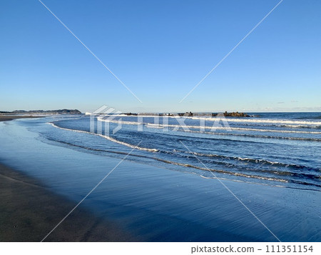 大原海岸日落景觀冬季 大原海岸日落景觀冬季 111351154