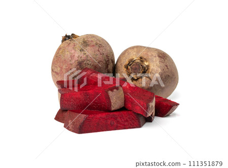Beetroot Slice Isolated, Red Beets Pieces, Beet Root Sticks, Cuts, Sliced Beetroot Beetroot Slice Isolated, Red Beets Pieces, Beet Root Sticks, Cuts, Sliced Beetroot 111351879