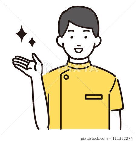 Illustration of a medical man 111352274