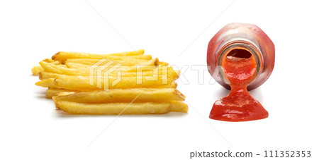 French Fries Isolated 111352353