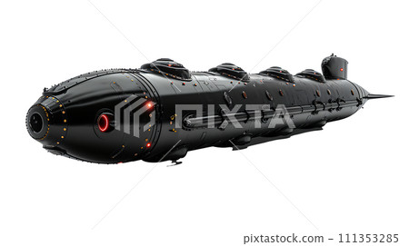 Submarine Military Operations Stealthy Underwater Maneuvers for Global Security, Generative Ai 111353285