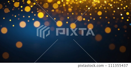 Hearts Bokeh Background - Valentine day banner 111355437