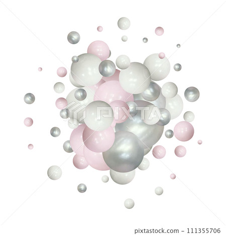 A pearl ball foat in the air Minimal style Cosmetic background product stand presentation 3d rendering A pearl ball foat in the air Minimal style Cosmetic background product stand presentation 3d rendering 111355706