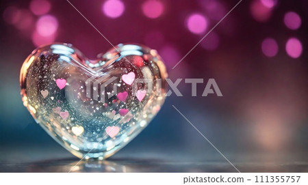 An artistic background with a hearts, valentine concept. An artistic background with a hearts, valentine concept. 111355757