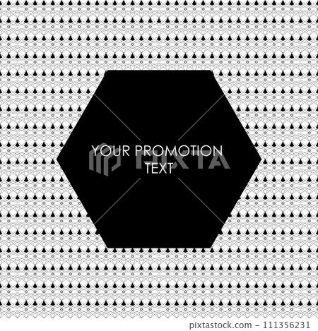 Abstract hexagon ethnic promotion background Abstract hexagon ethnic promotion background 111356231