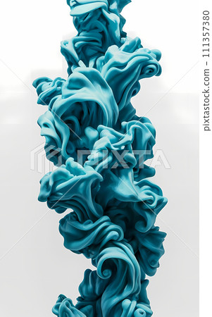 AI-generated content. A Colored liquid swirls into the air AI-generated content. A Colored liquid swirls into the air 111357380