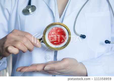 Concept of artificial insemination research . Concept of artificial insemination research . 111358959