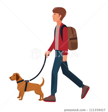 a dog walker 111359427